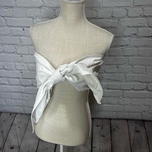 NWT Malibu bum tie front crop size small